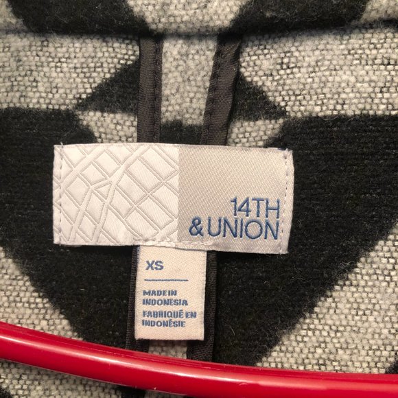 Mod Soia Kyo Geometric Style Shift Coat Jacket - Picture 3 of 5